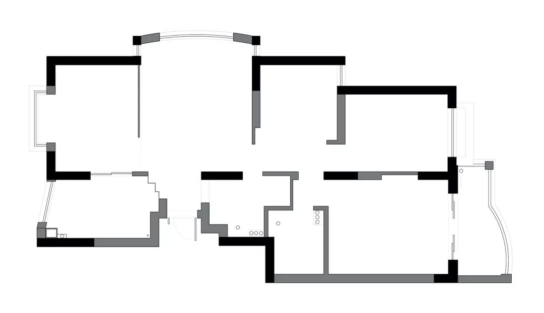 110㎡簡(jiǎn)約木質(zhì)，沒(méi)茶幾沒(méi)電視，新時(shí)代的客廳布置